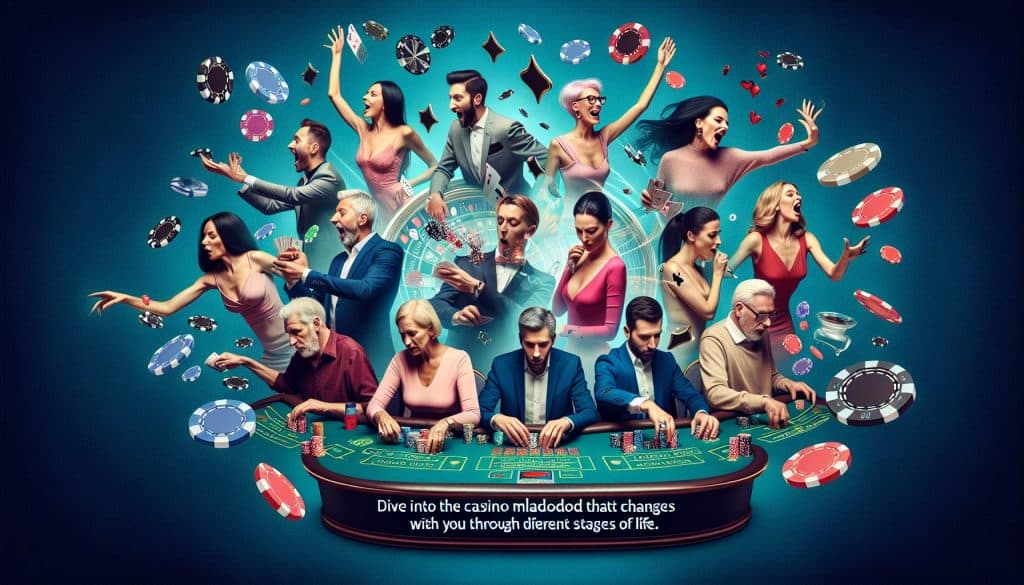Casino koji se mijenja s tvojim životnim razdobljem